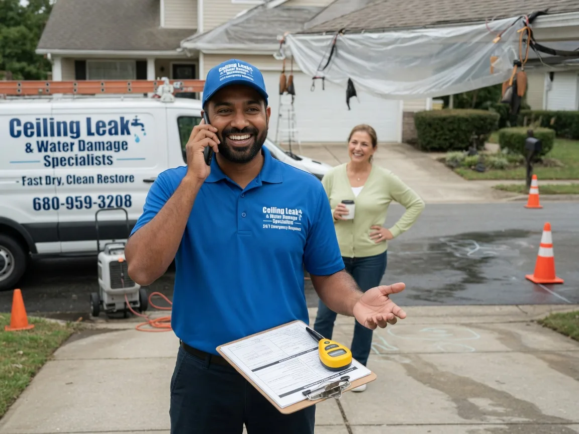 Ceiling Leak Cleanup Moonachie, NJ FAQs